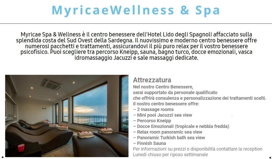 Hotel Lido Degli Spagnoli Wellness & Spa Portoscuso Zewnętrze zdjęcie